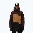 Kurtka snowboardowa męska 686 Geo Insulated coffee colorblock