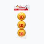 Piłki tenisowe dziecięce Wilson Starter Tour Foam 3B 3 szt. yellow red