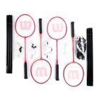 Zestaw rakiet do badmintona Wilson Tour Badminton 4 PC Kit 