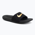 Klapki dziecięce Nike Kawa black/metallic gold
