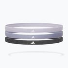 Opaska na głowę Adidas Hairbands 3szt. silver dawn/violet/legend ink