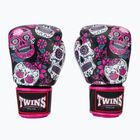 Rękawice bokserskie Twins Special Fancy FBGVL3-53 Skull pink/black