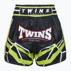 Spodenki treningowe Twins Special Muay Thai Twins Racing black/yellow/white/red