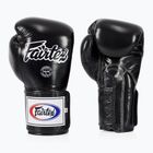 Rękawice bokserskie Fairtex Super Sparring - Locked Thumb black