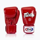 Rękawice bokserskie Fairtex Super Sparring - Locked Thumb red