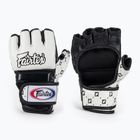 Rękawice grapplingowe Fairtex Super Sparring white/black