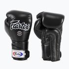 Rękawice bokserskie Fairtex Stylish Angular Sparring - Locked Thumb black