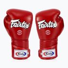 Rękawice bokserskie Fairtex Stylish Angular Sparring - Locked Thumb red