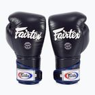 Rękawice bokserskie Fairtex Stylish Angular Sparring - Locked Thumb blue
