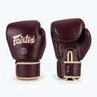 Rękawice bokserskie Fairtex Real Leather Boxing maroon