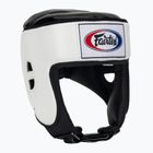 Kask bokserski Fairtex Muay Thai & Kickboxing Competition white
