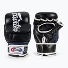 Rękawice grapplingowe Fairtex Super Sparring Grappling black/blue