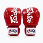 Rękawice bokserskie Fairtex Deluxe Tight-Fit red