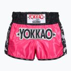 Spodenki treningowe meskie YOKKAO Original Muay Thai magenta