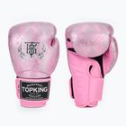 Rękawice bokserskie Top King Muay Thai Super Star Air pink/silver