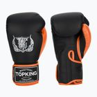 Rękawice bokserskie Top King Reborn Boxing Semi Leather black/orange