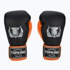 Rękawice bokserskie Top King Reborn Boxing Semi Leather black/orange