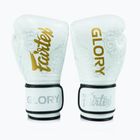 Rękawice bokserskie Fairtex Glory Kickboxing Competition Training Boxing white