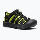 Sandały dziecięce KEEN Newport H2 black/lime green