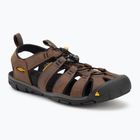 Sandały męskie KEEN Clearwater Cnx Leather dark earth/black