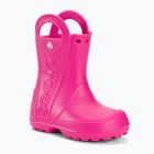 Kalosze dziecięce Crocs Handle It Rain Boot Kids candy pink