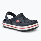 Klapki dziecięce Crocs Crocband Clog Kids navy/red