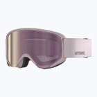 Gogle narciarskie Atomic Savor M Stereo gull gray/purple stereo