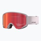 Gogle narciarskie Atomic Savor M Photo gull gray/red photo