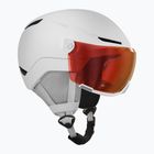 Kask narciarski dziecięcy Atomic Revent Visor Jr white heather/red flash