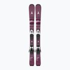 Narty zjazdowe dziecięce Atomic Maven Jr 100-120 + wiązania C5 GW red plum