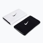 Frotki na nadgarstek Nike Dri-Fit Doublewide Wristbands Home And Away 2 szt. white/black