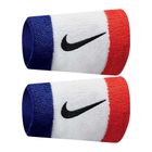 Frotki na nadgarstek Nike Swoosh Doublewide Wristbands 2 szt. white