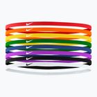 Opaski na głowę Nike Skinny Headbands 8 szt. pimento/orange blaze/sunlight