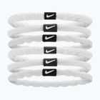 Gumki do włosów Nike Flex Hair Tie 6 szt. white/black/white