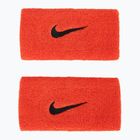 Frotki na nadgarstek Nike Swoosh Doublewide Wristbands 2 szt. bright crimson/cave purple