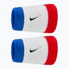 Frotki na nadgarstek Nike Swoosh Classic Doublewide Wristbands 2 szt game royal/university red/black