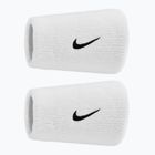 Frotki na nadgarstek Nike Swoosh Classic Doublewide Wristbands 2 szt white/black