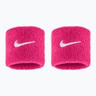 Frotki na nadgarstek Nike Swoosh Classic Wristbands 2 szt. vivid pink/white