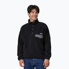 Bluza polarowa męska Patagonia Synch Snap-T P/O black w/forge grey