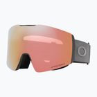 Gogle narciarskie Oakley Fall Line L matte forged iron/prizm rose gold iridium