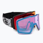 Gogle narciarskie Oakley Line Miner Pro L black reinforce/prizm torch/prizm iced