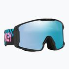 Gogle narciarskie Oakley Line Miner L chex black/prizm snow sapphire iridium