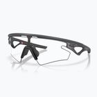 Okulary przeciwsłoneczne Oakley Sphaera Slash carbon/clear to black iridium photochromic