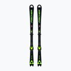 Narty zjazdowe dziecięce Fischer RC4 Worldcup SL JR. M/O-Plate + wiązania RC4 Z9 GW AC black/yellow