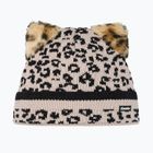 Czapka zimowa dziecięca Eisbar Stephie beige/leopard print