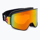 Gogle narciarskie Red Bull SPECT Rush matt black/black/orange red mirror/red snow