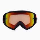 Gogle rowerowe Red Bull SPECT Whip matt black/amber red mirror