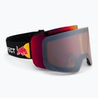 Gogle narciarskie Red Bull SPECT Line black/brown with red mirror/cloudy snow
