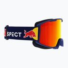 Gogle narciarskie Red Bull SPECT Solo matt dark blue/brown with red mirror