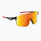 Okulary przeciwsłoneczne Red Bull SPECT Stun matt black/brown with red mirror